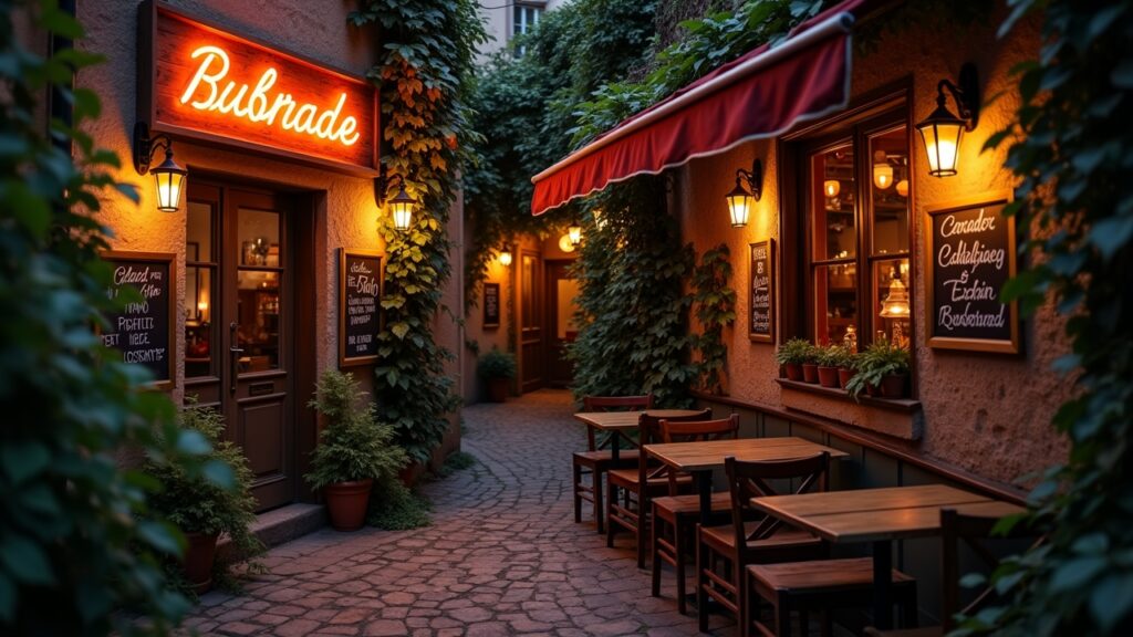 Hidden local restaurant